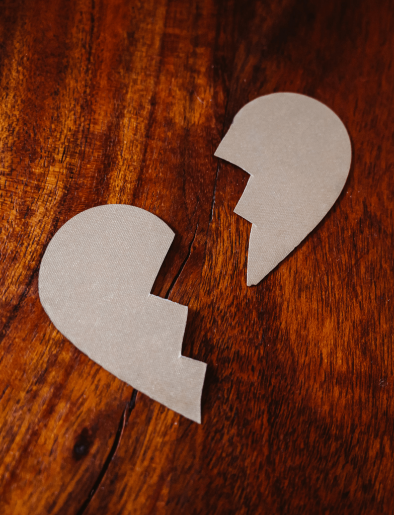 Broken heart as a result of divorce. Divorce recovery therapy can help you heal for future relationships. Contact our office in Saint Pete, FL to receive support during your separation.